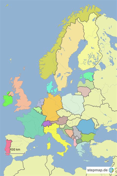 Wähle aus verschiedenen kategorien wie cartoon malvorlagen europa042 europakarte blanko ausdrucken europakarte mit europakarte leer zum lernen leere. Europakarte Mit Ländergrenzen | My blog