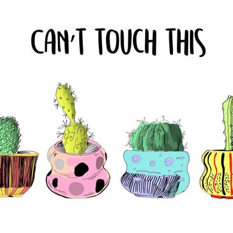 See more ideas about cactus, cactus decor, cant touch this. Cute cactus card. Can't touch this. - Download Free ...