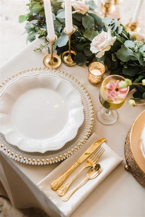 In other instances, when the design of charger plates complements the design of dining plates, charger plates are left on the table throughout the course of the meal. Pearl Glass Charger Plates - L in 2020 | Wedding table ...