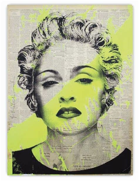 Lookwayup translating dictionary/thesaurus home, info. Mr Brainwash Madonna Mixed Media Original