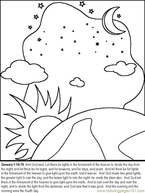 Download all of our printables for free. Genesis(The Story of Creation) Coloring Page - Free ...