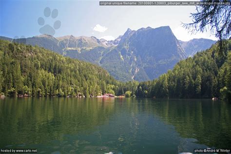 Aus dem steig gibt es tolle ausblicke ins inntal. Piburger See mit Acherkogel-Massiv (Von Oetz zum Piburger ...