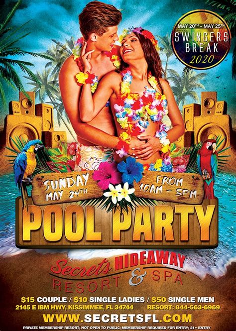 Events - Sunday Pool Party 10am-5pm - Swingers Break ...