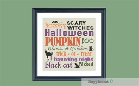 These halloween patterns to cross stitch are perfect for adding some cute and creepy decoration to your halloween mantle. 20+ Cute and Creepy Halloween Patterns to Cross Stitch ...