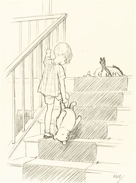 Buy winnie the pooh drawings and get the best deals at the lowest prices on ebay! SHEPARD, E.H. "BUMP, BUMP, BUMP - GOING UP THE STAIRS" 199 ...