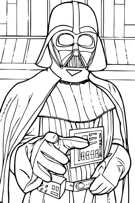 Coloriage gratuit du personnage dark vador de star wars à imprimer et à colorier. 10 Impressionnant De Star Wars A Colorier Image | Coloring ...