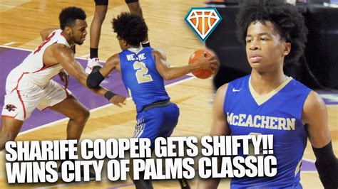 Cooper's tantalizing talent intrigues indiana. Sharife Cooper SHIFTED & DIMED His Way to a City of Palms ...