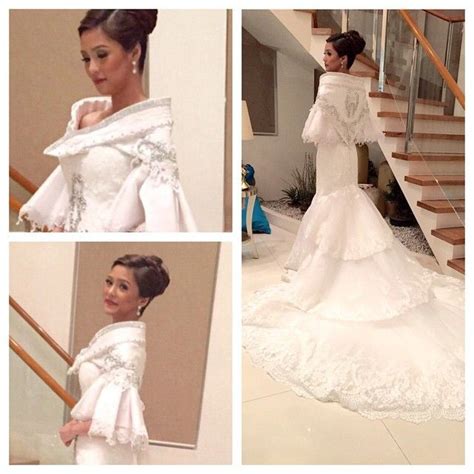 A new take on the old and a fresh approach to the traditional is not the easiest thing to do, yet i find beautiful modern filipino wedding at the hilton anaheim and holy family church in artesia and cerritos sculpture garden with magenta and silver. Album Title | Filipiniana wedding dress, Filipiniana dress ...