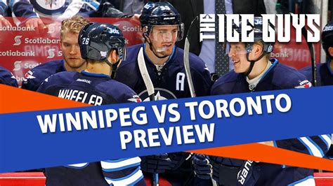 Watch live on television and online as the toronto maple leafs host the winnipeg jets on hockey night on canada. Winnipeg Jets vs Toronto Maple Leafs | Ice Guys Clip | NHL ...