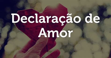 Você já deve ter imaginado, ao ler um livro de romance, ao ouvir uma música ou ao ver um filme, aquela cena em que após uma declaração de amor, o casal. #5em1: 5 melhores dicas para escrever uma declaração de ...