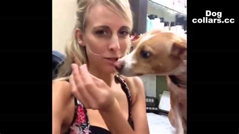 Caught girlfriend homemade hot pov video. sexy girls kiss dog,Sexy Girl & Dog Doing Lip and Tongue ...