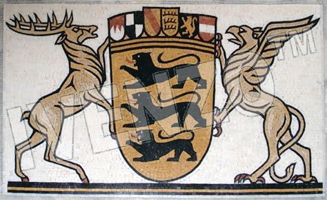 233 x 300 jpeg 23 кб. Mosaic State Coat of Arms Baden-Wuerttemberg ST002