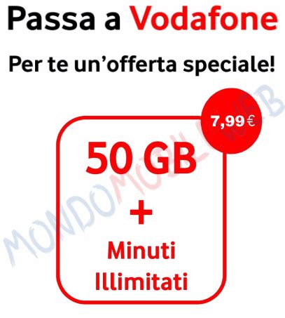 Altrimenti valutare una portabilità verso un altro gestore. Come attivare Vodafone Special Minuti 50GB con minuti ...