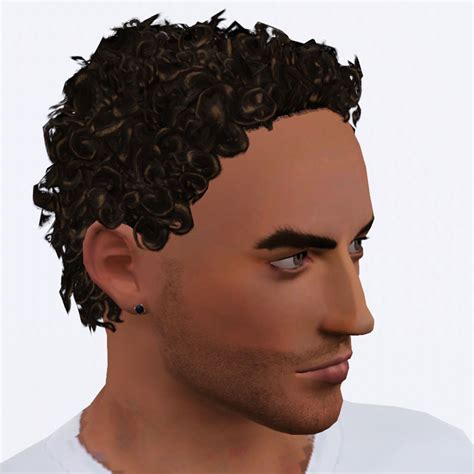 This hairstyle is long version of cecle.k. Mod The Sims - Cherub Curly Hair (All Ages, Both Genders ...