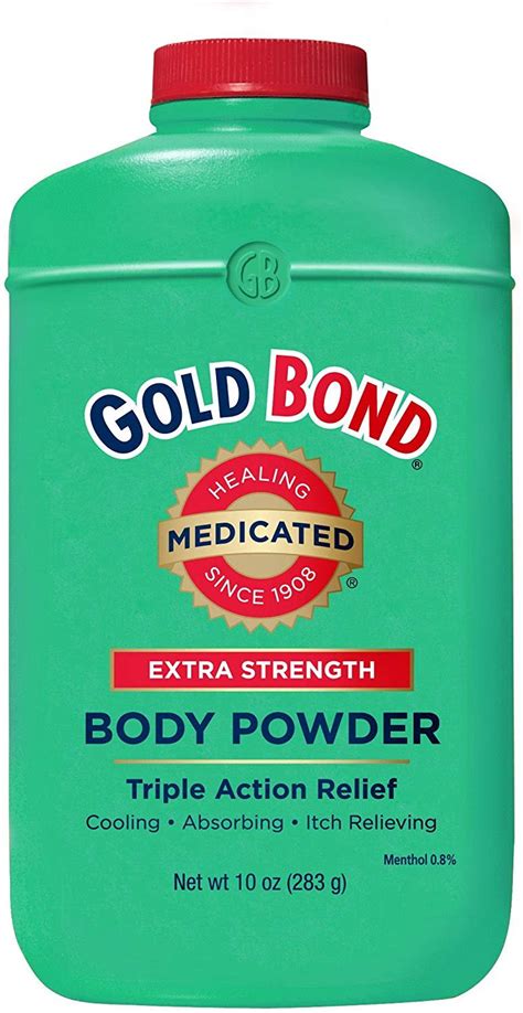 Here's a question for the collected wisdom about gold bond medicated powder. Gold Bond Medicated Extra Strength Powder 10 oz - Walmart.com - Walmart.com