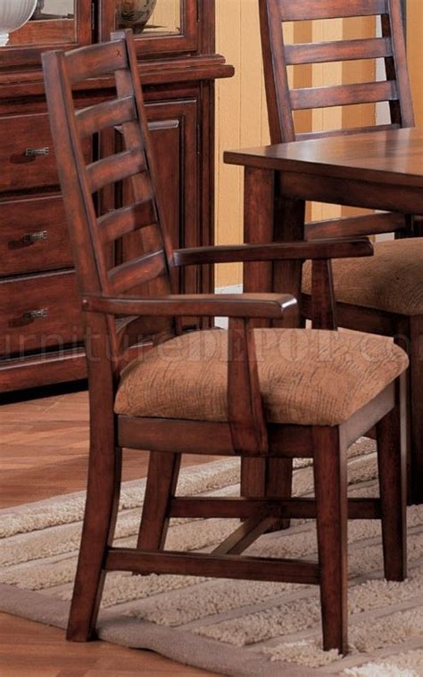 Made of solid wood with a pedestal base. Distressed Walnut Dining Room Furniture W/Round Table