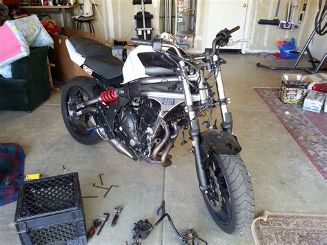 This bike formerly had been converted to a supersport (see. Streetfighter project 2012 Ninja 650r, need help on ...