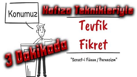 Servetifünun tarzındaki şiirleri yer alır. Tevfik Fikret Eserleri - Hafıza Teknikleriyle 3 Dakikada ...