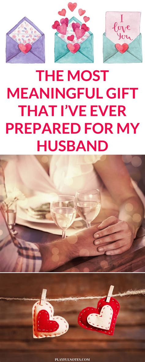 This year, wow him with one of your greatest husband gift ideas yet. The most meaningful gift that I've ever prepared for my ...