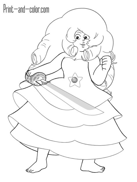 If the 'download' 'print' buttons don't work, reload this page by f5 or command+r. Steven Universe coloring pages | Print and Color.com