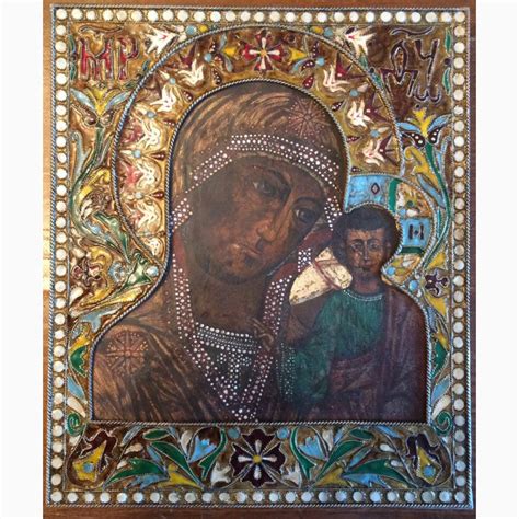 Сегодня большой праздник для каждого православного человека. Икона Казанской Божьей Матери, шикарный оклад, клейма ...