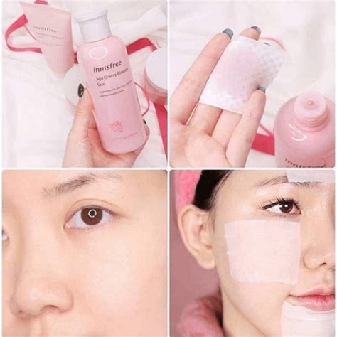 Natural betaine extracted from sugar beet cares the dry skin with ample moisture. Nước Hoa Hồng Innisfree Jeju Cherry Blossom Skin 200ml
