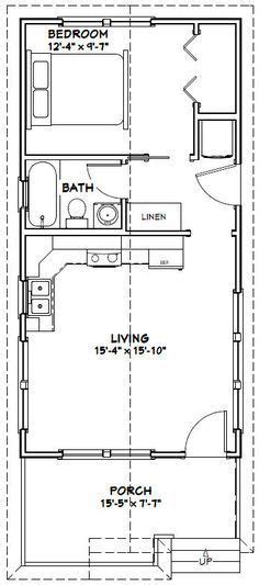 Instead, the main house uses a 6/12 pitch while the sections of the roof over the porches call for a 2/12 pitch. Image result for 12x24 cabin floor plans in 2020 | Tiny house floor plans, Cabin floor plans