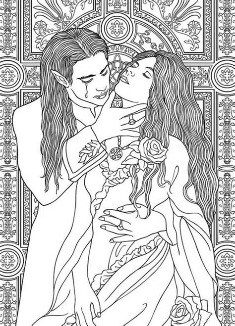 Find out what's happening in adult coloring meetup groups around the world and start meeting up with the ones near you. Vampire, : Realistic Picture of Vampire Couple Coloring ...