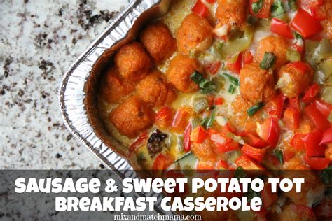 Maybe you would like to learn more about one of these? Sweet Potato Tot Breakfast Casserole Recipe | Mix and ...