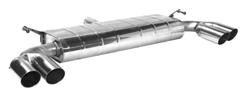 Sportauspuff endschalldämpfer quer mit links/rechts je 1 endrohr 140x90mm. Bastuck Sportauspuff für Kia Sportage IV Typ QLE für GT ...