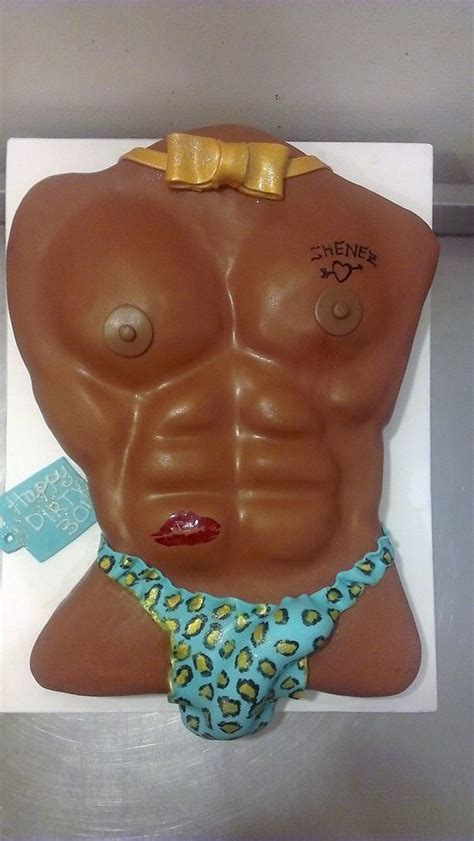 Sign up for purewow to get more ideas like these (it's free!) a valid email address is required. Dirty 30 Birthday Cake | Sexy Torso cake for a DIRTY 30th ...