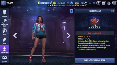 On which gear should i equip which uru? Holy Menstruation-- A Farmable Character! America Chavez: Guide and Review : future_fight
