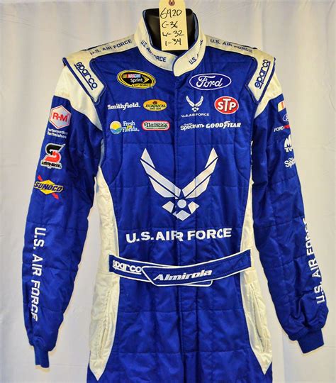 Drivers were captured in their 2020 fire suits during nascar production days last month in charlotte. Aric Almirola 2016 Air Force Richard Petty Race Used ...