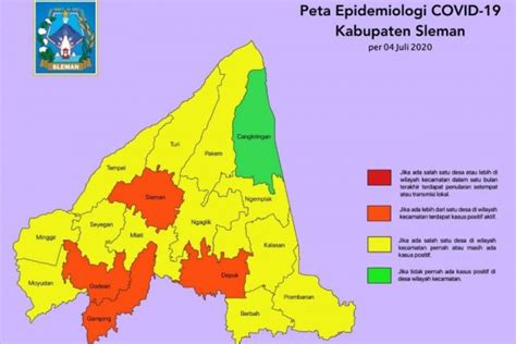 Berbagai perguruan tinggi yang ada di yogyakarta kabupaten ini berbatasan dengan provinsi jawa tengah di utara dan timur, kabupaten gunung kidul, kabupaten bantul, dan kota yogyakarta di selatan, serta. Di Sleman Jumlah Kecamatan dengan Status Zona Oranye Mulai ...