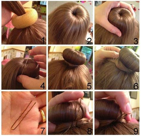 Take the end of your braid and wrap it around the base of your ponytail to create your braided bun. Easy..bun! | Diy hair bun, Hair bun tutorial, Hair styles
