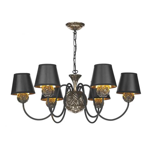 Get 5% in rewards with club o! Traditional Black and Bronze 5 Light Ceiling Pendant with ...