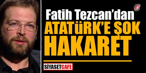 İktidara yakınlığıyla bilinen ve atatürk'e hakaretten yargılanan 'gazeteci' fatih tezcan bodrum'da hâkim karşısına çıkarıldı. Fatih Tezcan'dan Atatürk'e ŞOK hakaret