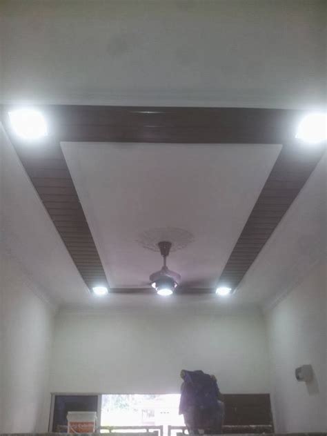 After correcting whatever problem made the ceiling loose in the first. Contoh Plaster Siling Ruang Tamu | Desainrumahid.com