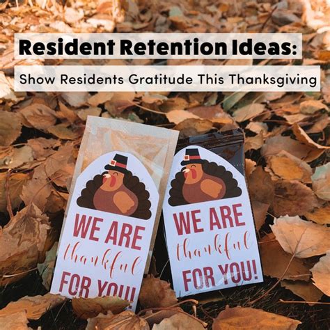 Maybe you would like to learn more about one of these? Resident Retention Ideas: Show Residents Gratitude This ...