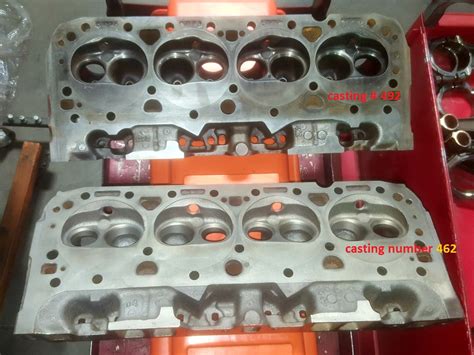 These have 64 cc combustion chambers for 10.5 compression on a 327. best G.M. production SBC street performance heads ...