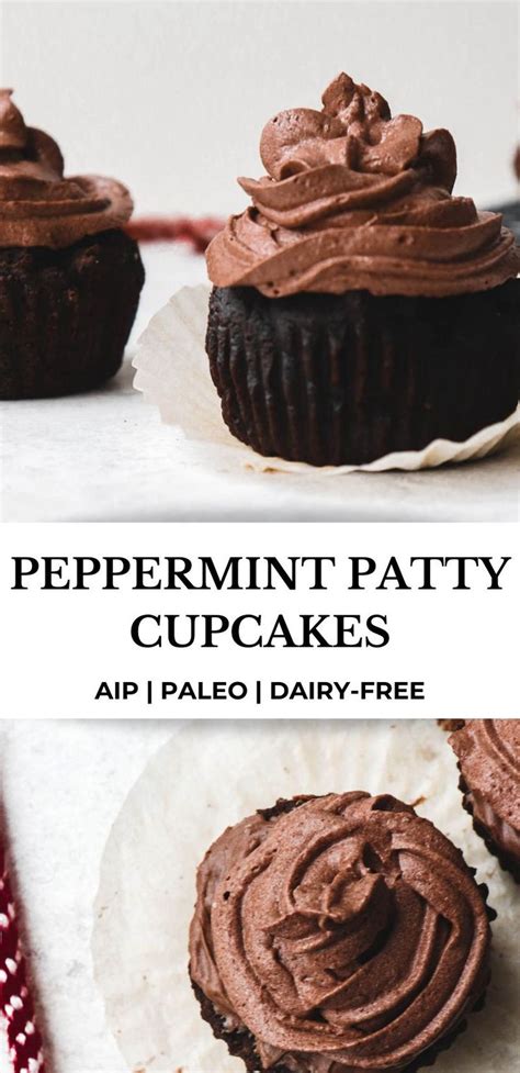 Carrot cake cupcakes with creamy maple frosting (aip/paleo). Peppermint Patty Cupcakes (AIP, paleo, dairy-free) • Heal ...