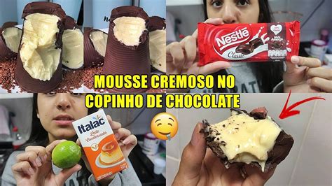 Pois assim é esta mousse de chocolate com leite condensado. RECEITA: MOUSSE CREMOSO NO COPINHO DE CHOCOLATE ...