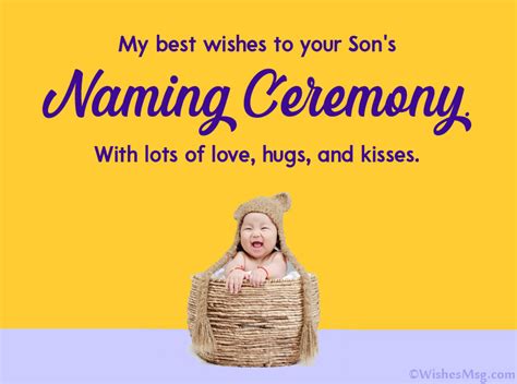 35 Naming Ceremony Wishes and Messages - WishesMsg in 2020 | Naming ceremony, Baby ...