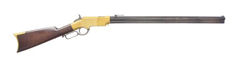 When the henry repeating rifle hit the market in 1860 it was just in time for the american civil war. HENRY 1860 LEVER ACTION REPEATING RIFLE.