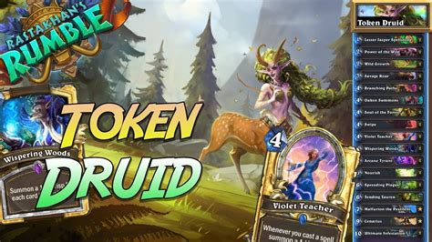 We've got all the decklists and the latest guides. Teacher Token Druid Deck | Rastakhan's Rumble ...