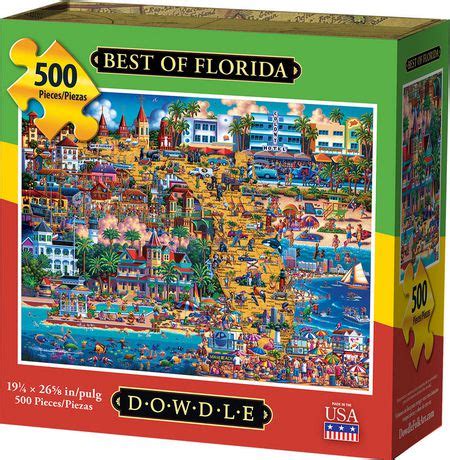 4.8 out of 5 stars, based on 22 reviews 22 ratings. Dowdle Jigsaw Puzzle - Best of Florida - 500 Piece ...