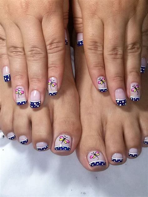 Ver más ideas sobre manos y pies, uñas decoradas, uñas manos y pies. Figuras De Uñas Para Los Pies Con Flores Hermosas : Diseño ...