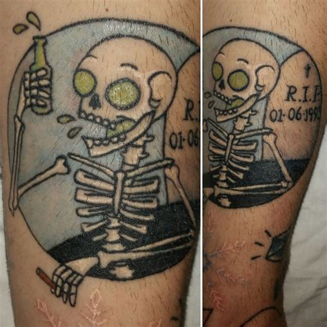 Bij neptattoo.nl vind je een duidelijk stappenplan hoe je een tijdelijke tattoo aanbrengt en hoe je die daarna ook weer weghaalt. "Rest In Peace", Izzy, Blitz Tattoo, Groningen, NL | Tattoos, Cool tattoos, Art tattoo