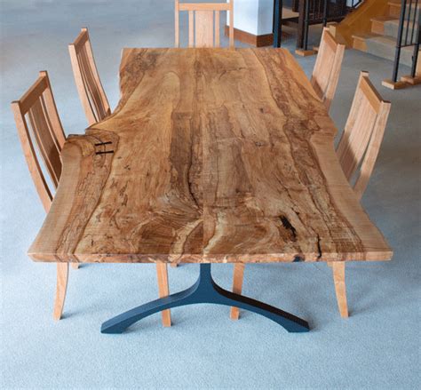 The two table halves open and close in the center allowing for up to three 18 wide table leaves. Maple Plywood Dining Table Top / Homemade Modern Ep41 The ...