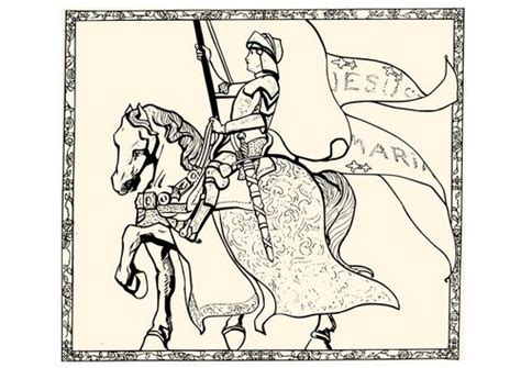 No item will be mailed to you. Coloring page Jeanne d'Arc | Coloring pages, Joan of arc ...